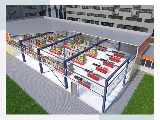 Строительство магазинов в Ногинск от 608 руб. за м²