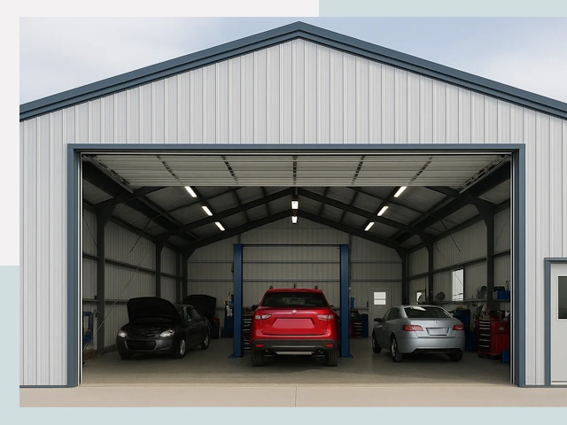 Ангары из сэндвич панелей от 608 руб. в Ногинск