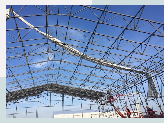 Шатровые ангары от 608 руб. в Ногинске и Московской области