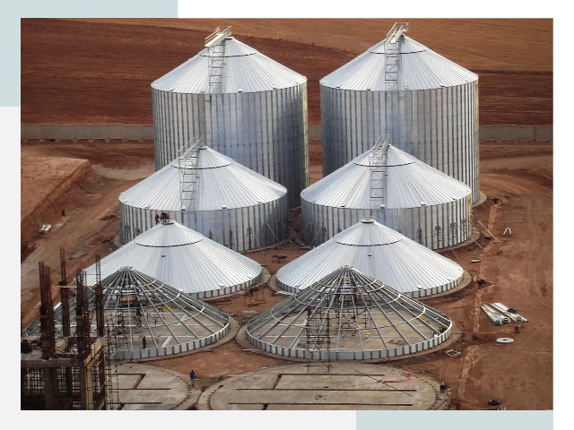 Строительство зерновых силосов в Ногинске