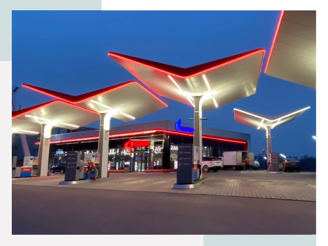 Навесы для АЗС в Ногинске