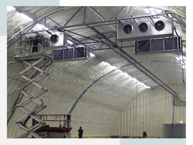 Оснащение ангаров в Ногинске