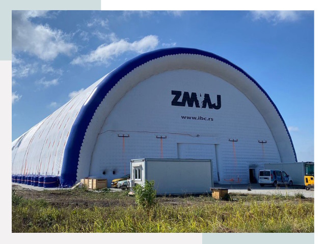 Брендирование ангаров в Ногинске