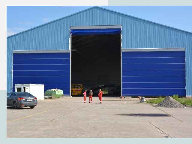 Ангарные ворота в Ногинск от СтальСтрой-Нгн по цене 608 руб.