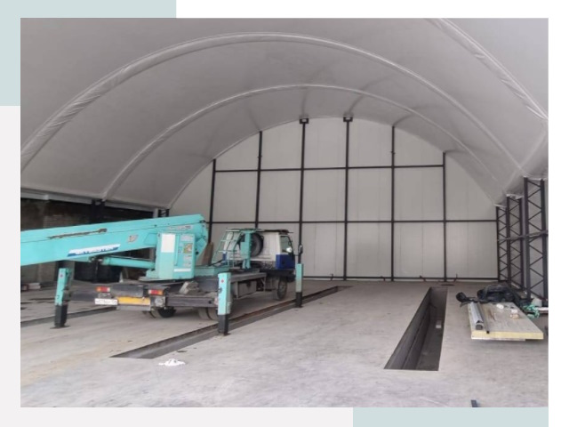 Внутреннее оснащение ангаров в Ногинске