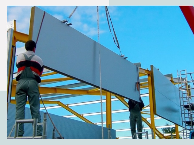 Монтаж сэндвич-панелей в Ногинске от 608 руб.