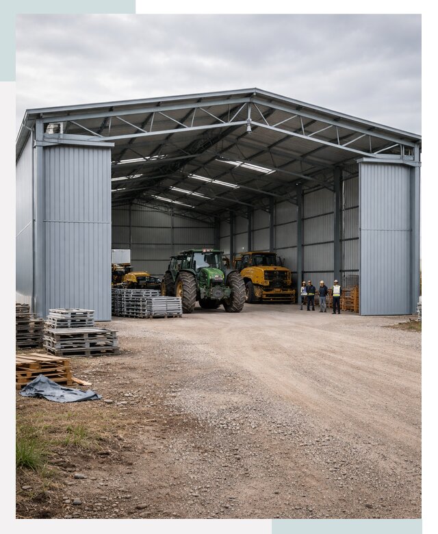 Ангары для сельхозтехники в Ногинске от 20262 р. | СтальСтрой-Нгн