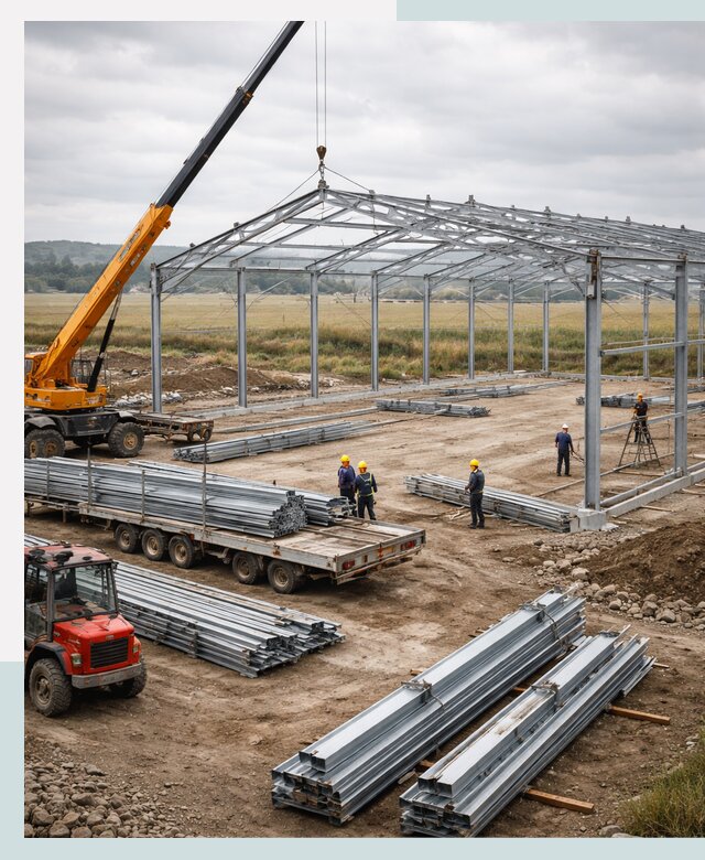 Строительство ангаров для сельхозтехники в Ногинске под ключ