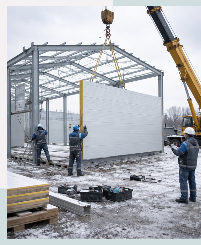 Строительство холодильных складов под ключ в Ногинске