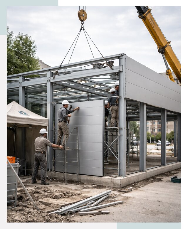 СтальСтрой-Нгн: торговый павильон под ключ в Ногинске от 35459 р.