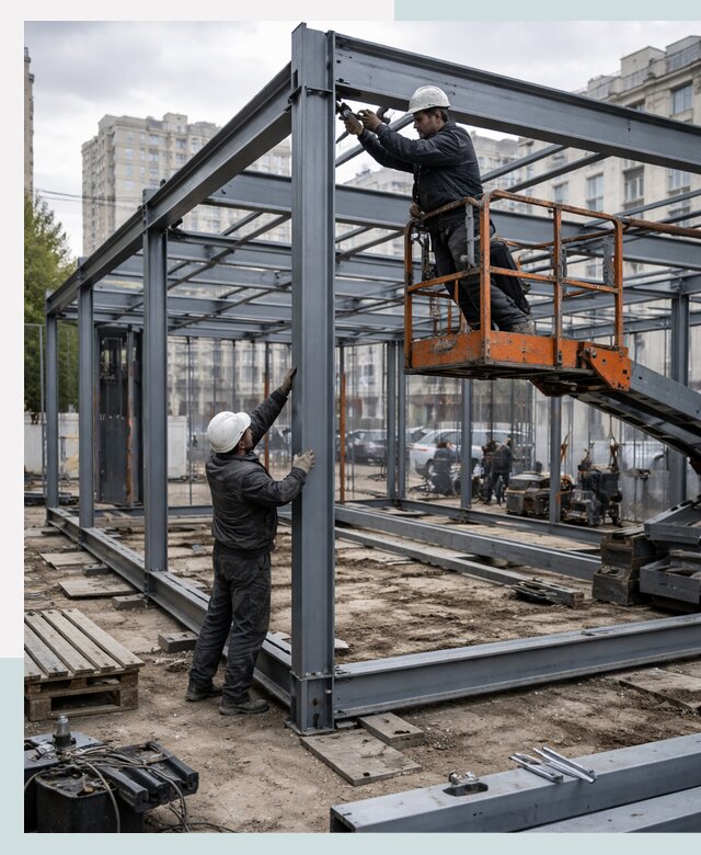 Строительство и монтаж торговых павильонов под ключ в Ногинске