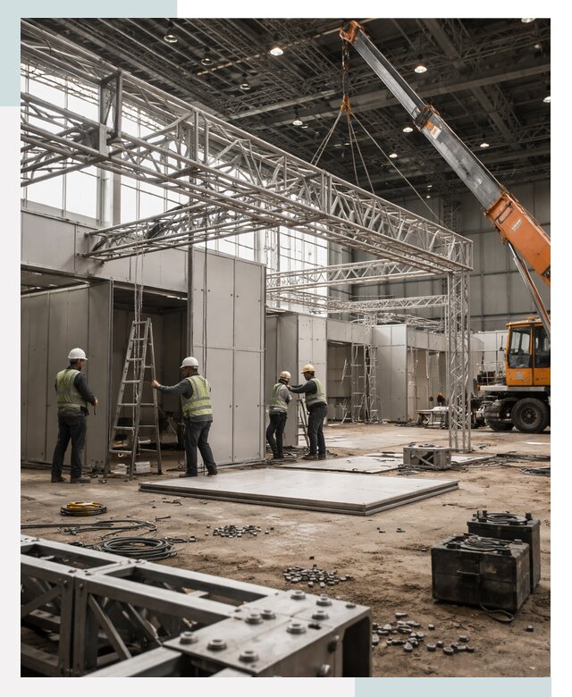 Строительство выставочных павильонов в Ногинске от 35459 р.| СтальСтрой-Нгн