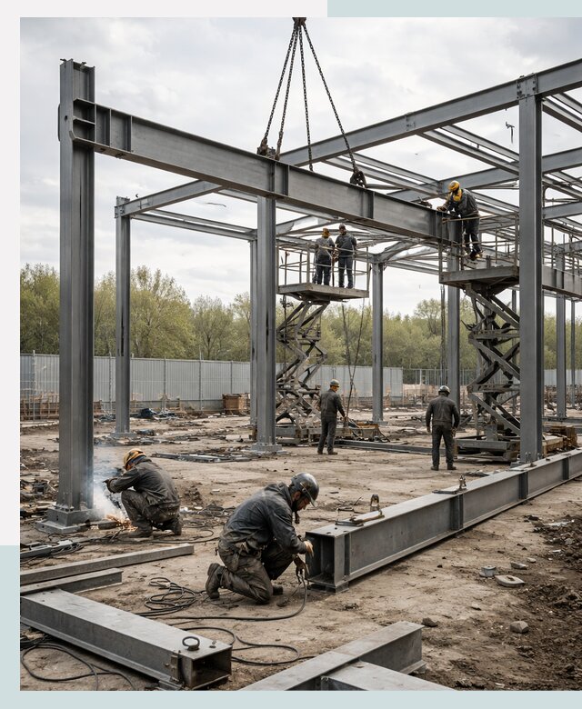 Строительство выставочных павильонов из металлоконструкций в Ногинске